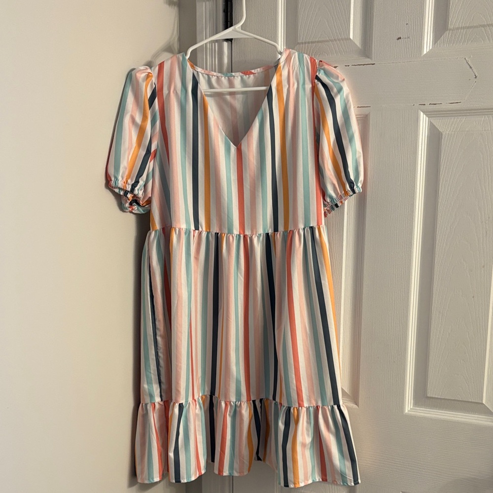 Striped Multicolor Dress